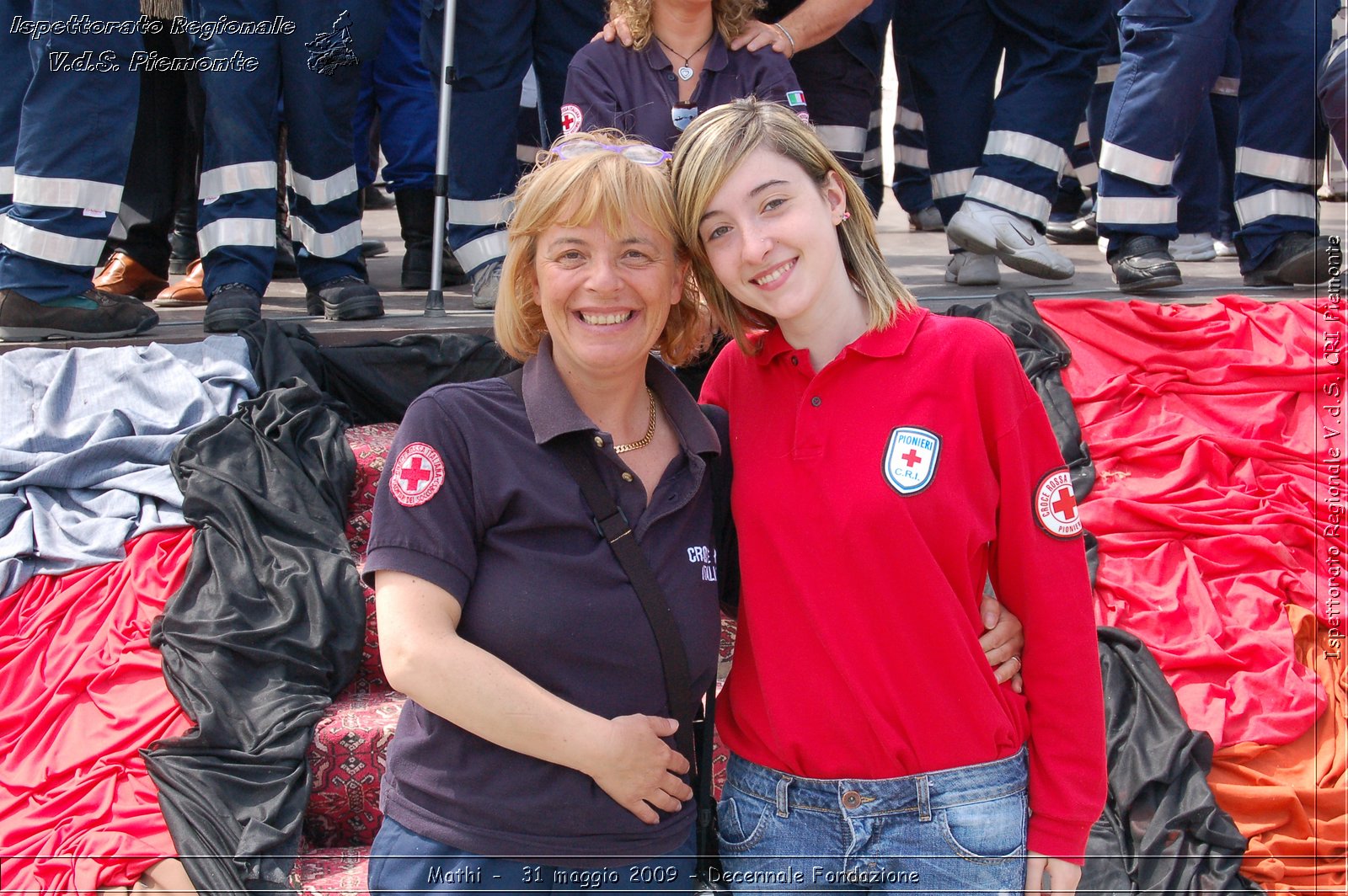 Mathi -  31 maggio 2009 - Decennale Fondazione -  Croce Rossa Italiana - Ispettorato Regionale Volontari del Soccorso Piemonte