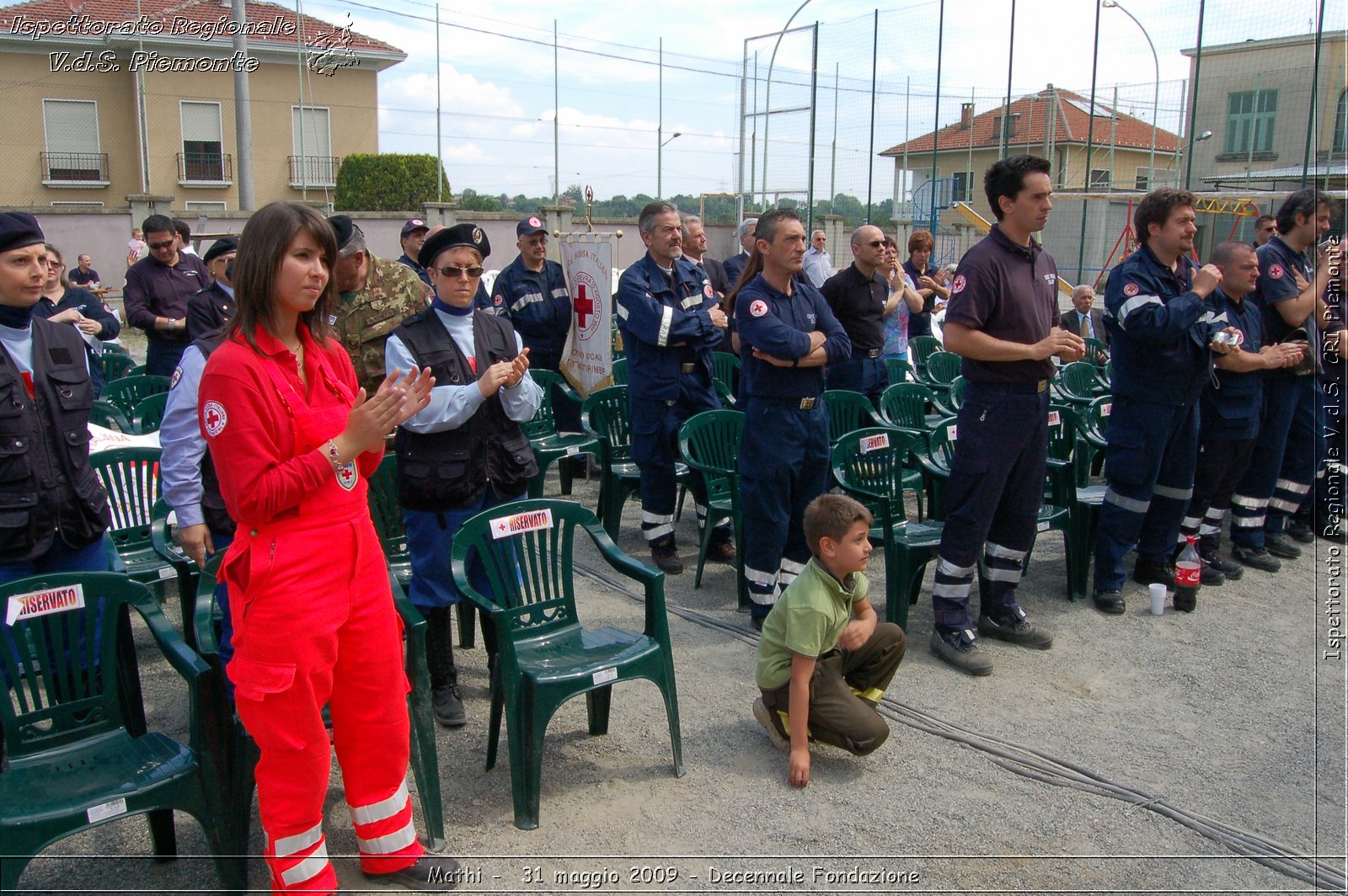 Mathi -  31 maggio 2009 - Decennale Fondazione -  Croce Rossa Italiana - Ispettorato Regionale Volontari del Soccorso Piemonte