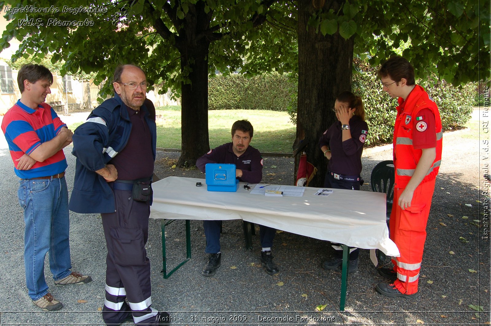 Mathi -  31 maggio 2009 - Decennale Fondazione -  Croce Rossa Italiana - Ispettorato Regionale Volontari del Soccorso Piemonte