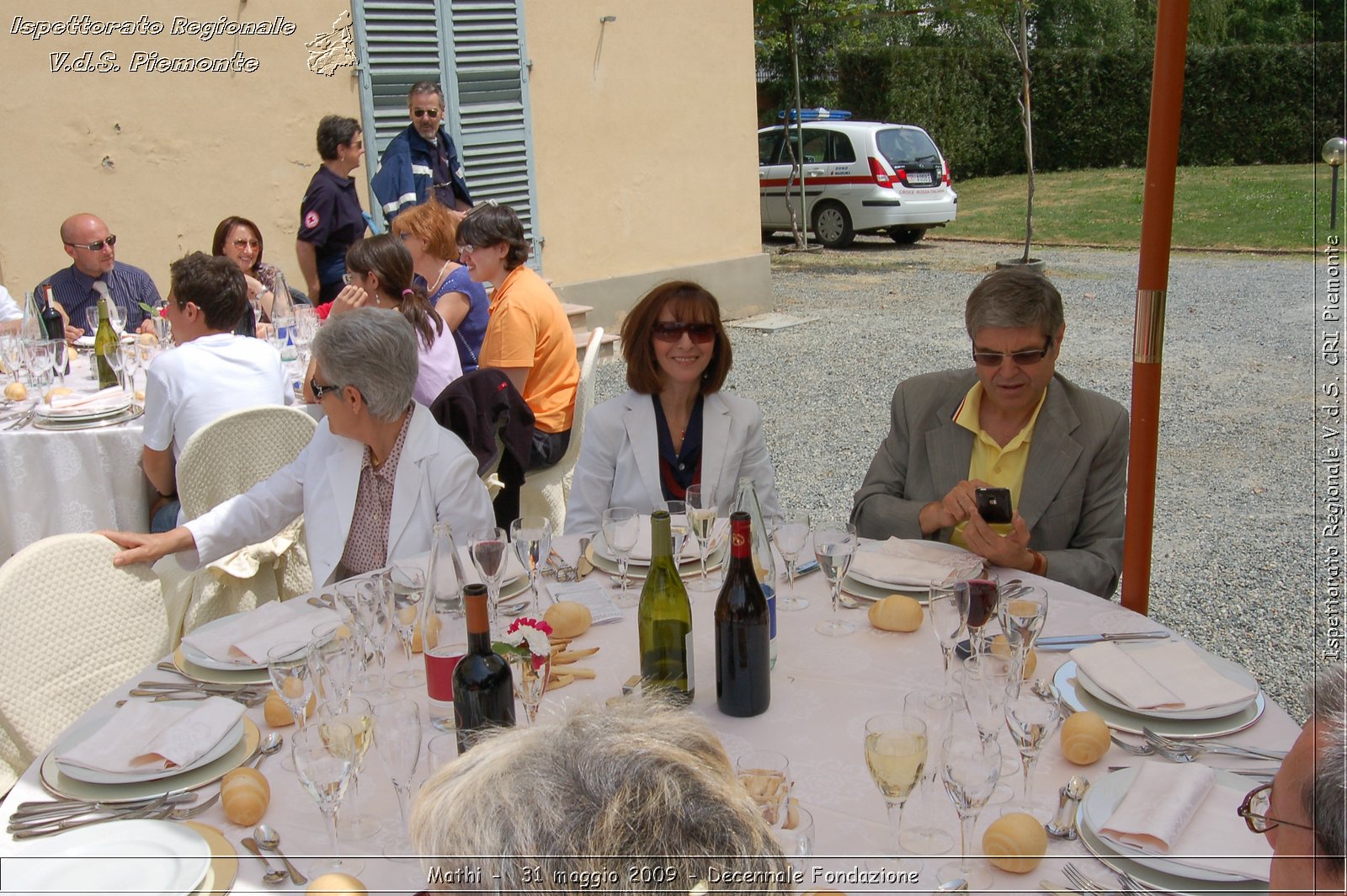 Mathi -  31 maggio 2009 - Decennale Fondazione -  Croce Rossa Italiana - Ispettorato Regionale Volontari del Soccorso Piemonte