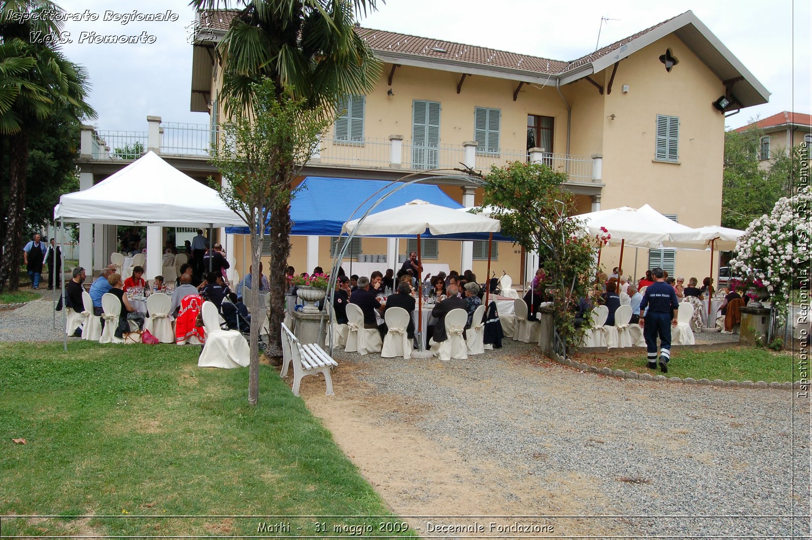 Mathi -  31 maggio 2009 - Decennale Fondazione -  Croce Rossa Italiana - Ispettorato Regionale Volontari del Soccorso Piemonte