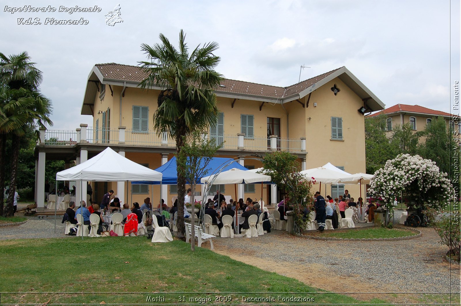 Mathi -  31 maggio 2009 - Decennale Fondazione -  Croce Rossa Italiana - Ispettorato Regionale Volontari del Soccorso Piemonte