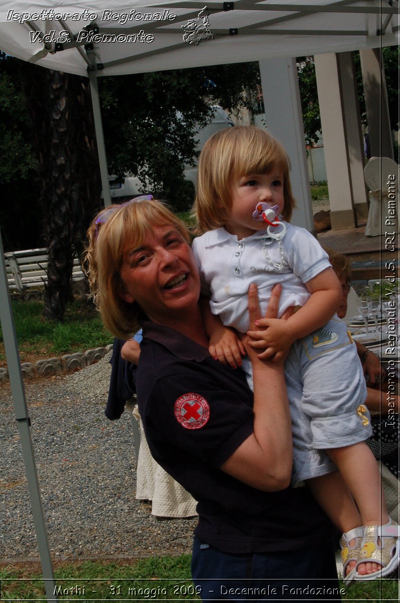 Mathi -  31 maggio 2009 - Decennale Fondazione -  Croce Rossa Italiana - Ispettorato Regionale Volontari del Soccorso Piemonte