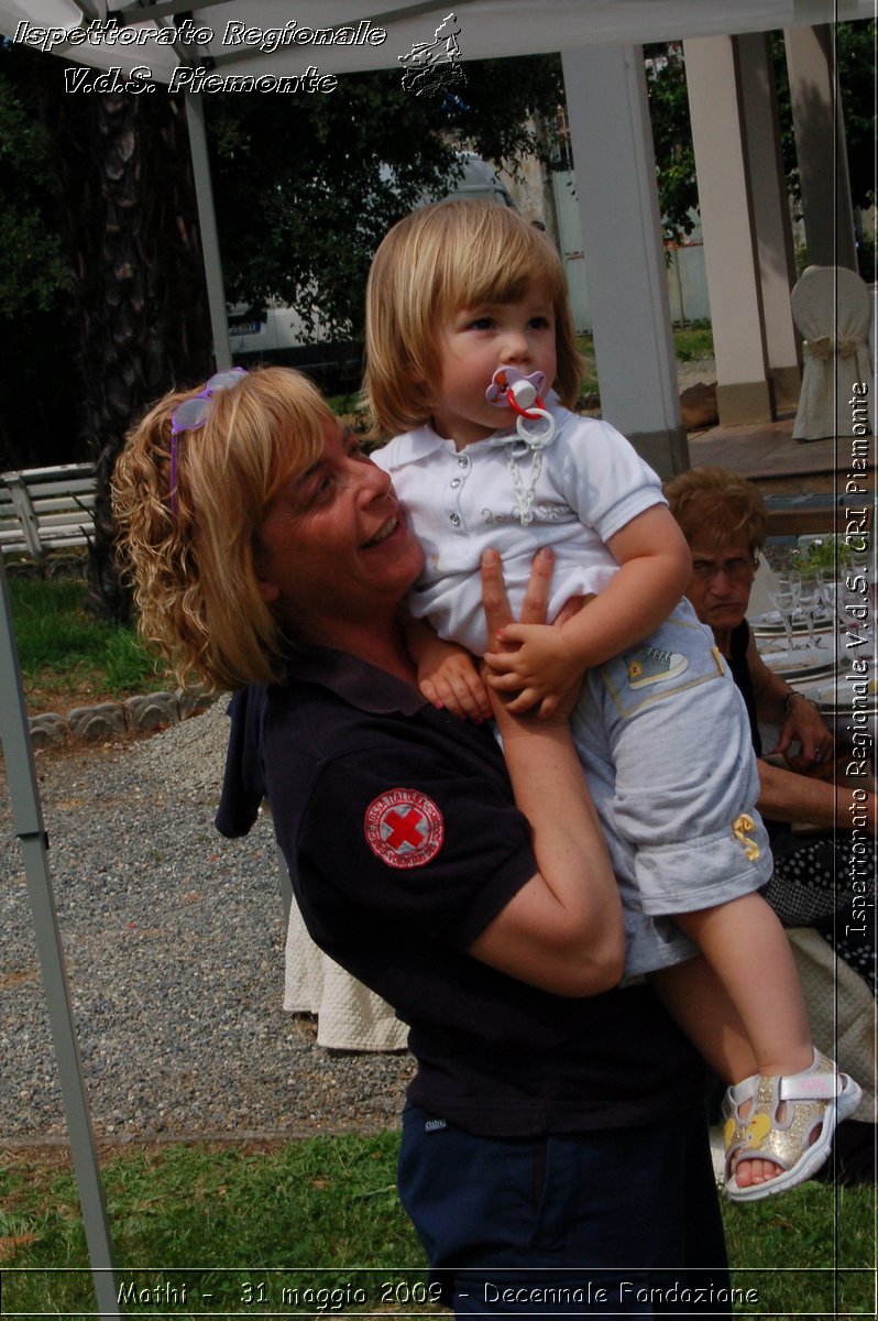 Mathi -  31 maggio 2009 - Decennale Fondazione -  Croce Rossa Italiana - Ispettorato Regionale Volontari del Soccorso Piemonte