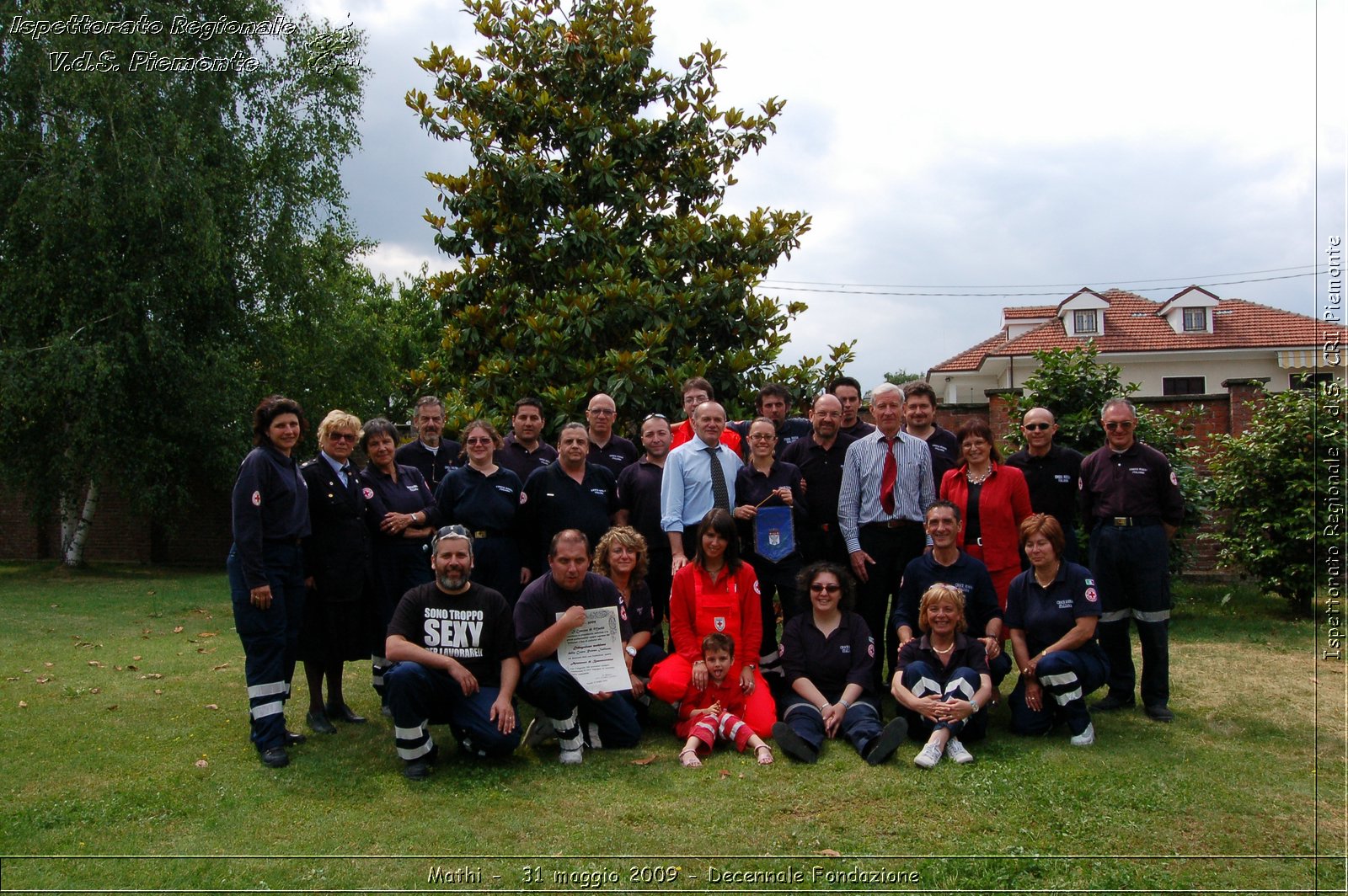 Mathi -  31 maggio 2009 - Decennale Fondazione -  Croce Rossa Italiana - Ispettorato Regionale Volontari del Soccorso Piemonte