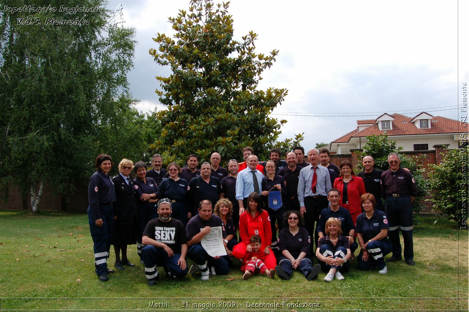 Mathi -  31 maggio 2009 - Decennale Fondazione -  Croce Rossa Italiana - Ispettorato Regionale Volontari del Soccorso Piemonte