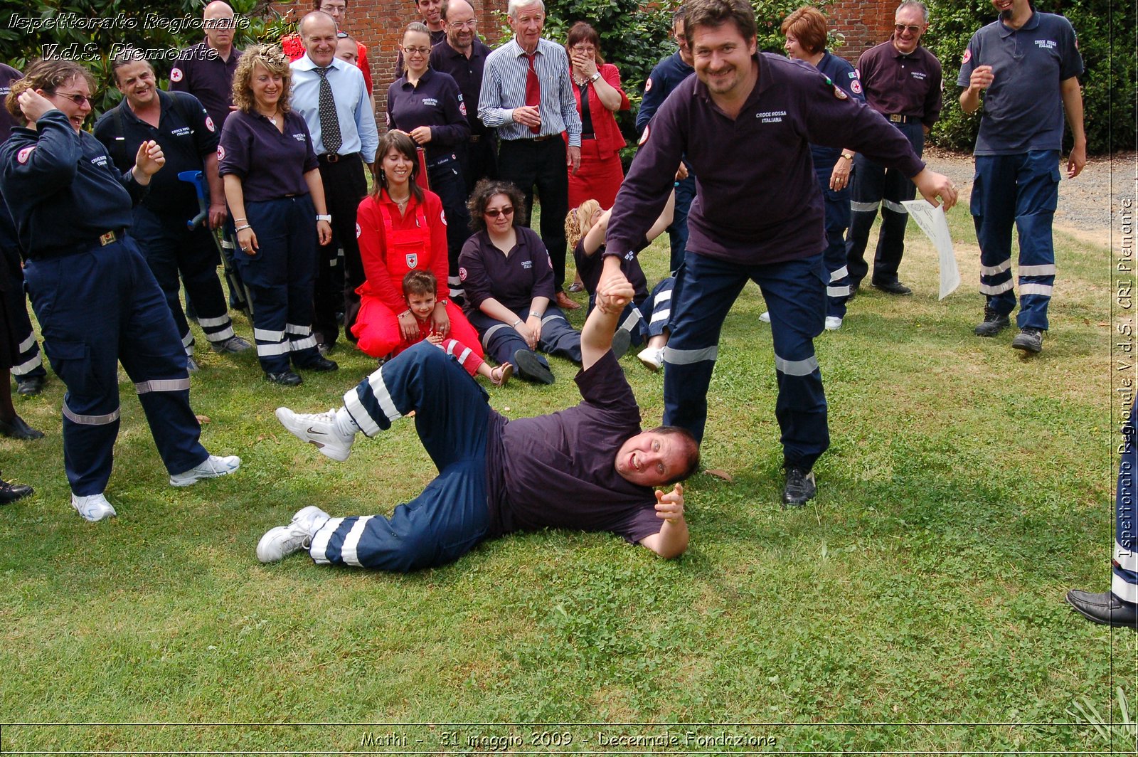 Mathi -  31 maggio 2009 - Decennale Fondazione -  Croce Rossa Italiana - Ispettorato Regionale Volontari del Soccorso Piemonte