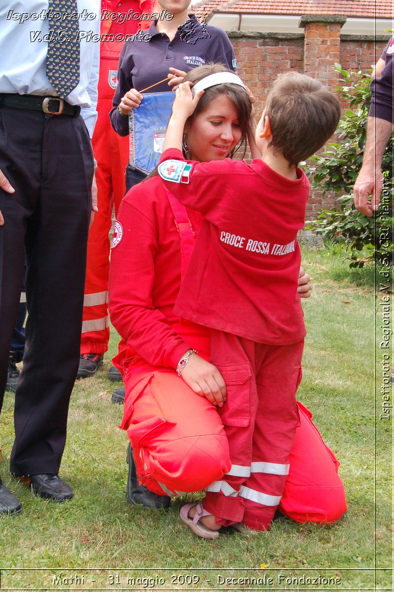 Mathi -  31 maggio 2009 - Decennale Fondazione -  Croce Rossa Italiana - Ispettorato Regionale Volontari del Soccorso Piemonte