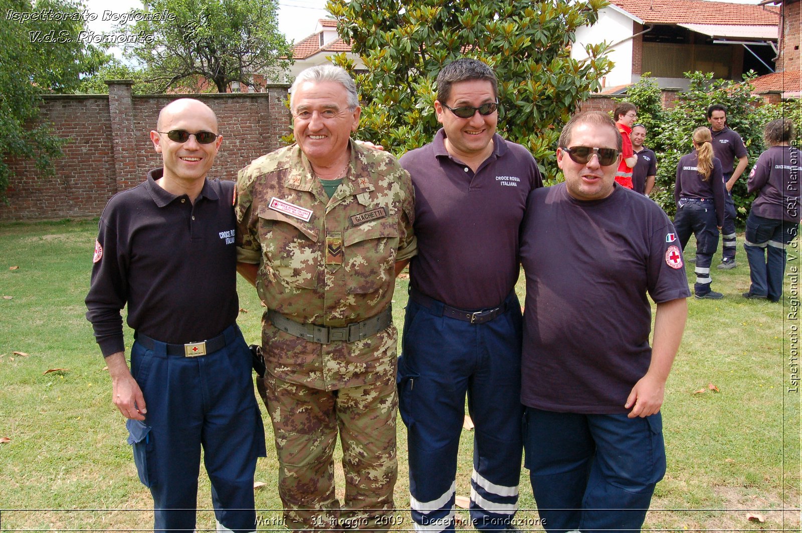 Mathi -  31 maggio 2009 - Decennale Fondazione -  Croce Rossa Italiana - Ispettorato Regionale Volontari del Soccorso Piemonte