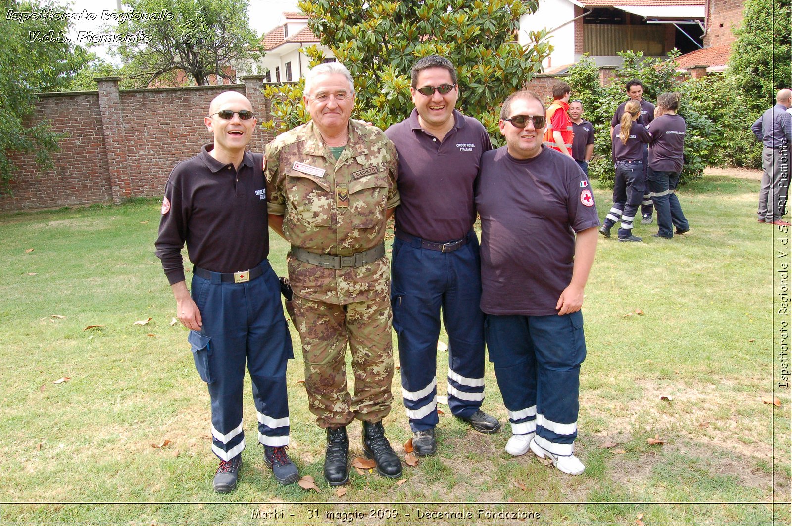 Mathi -  31 maggio 2009 - Decennale Fondazione -  Croce Rossa Italiana - Ispettorato Regionale Volontari del Soccorso Piemonte