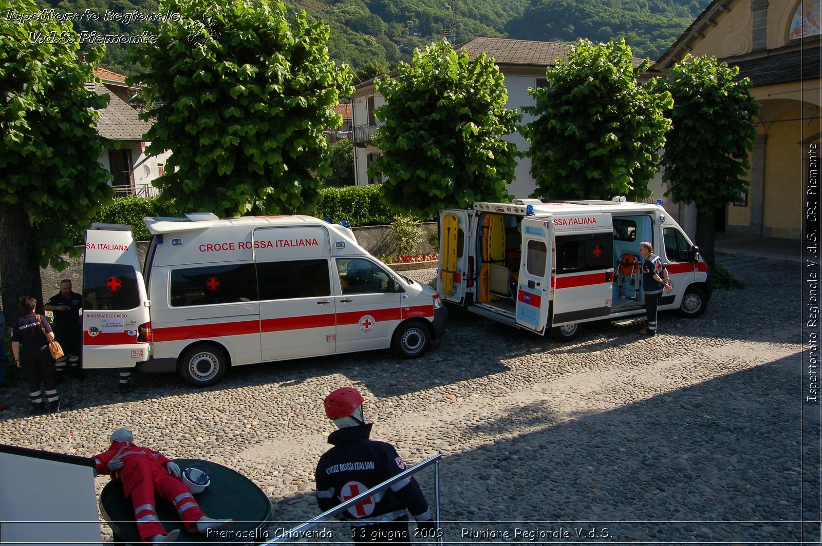 Premosello Chiovenda - 13 e 14 giugno 2009 - Riunione Regionale V.d.S. & 4a Festa Regionale CRI Piemonte -  Croce Rossa Italiana - Ispettorato Regionale Volontari del Soccorso Piemonte