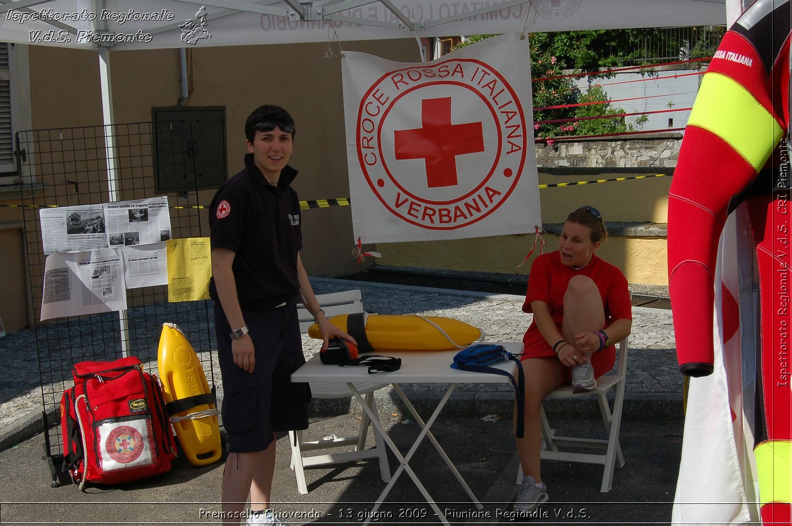 Premosello Chiovenda - 13 e 14 giugno 2009 - Riunione Regionale V.d.S. & 4a Festa Regionale CRI Piemonte -  Croce Rossa Italiana - Ispettorato Regionale Volontari del Soccorso Piemonte