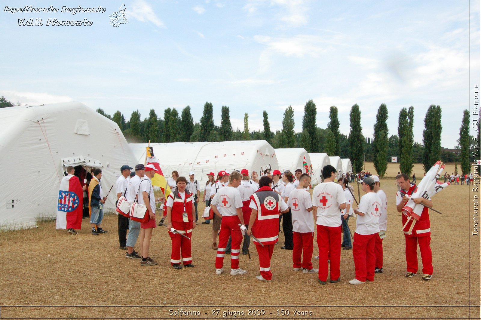 Photos of Solferino 2009 Red Cross and Red Crescent 150 Years 27 june 2009 - Photos Solferino croix rouge ou du croissant rouge 150 ans 27 Juin 2009 - Foto di Solferino 2009 150 anni Croce Rossa e Mezzaluna Rossa 27 giugno 2009 -  Croce Rossa Italiana - Ispettorato Regionale Volontari del Soccorso Piemonte