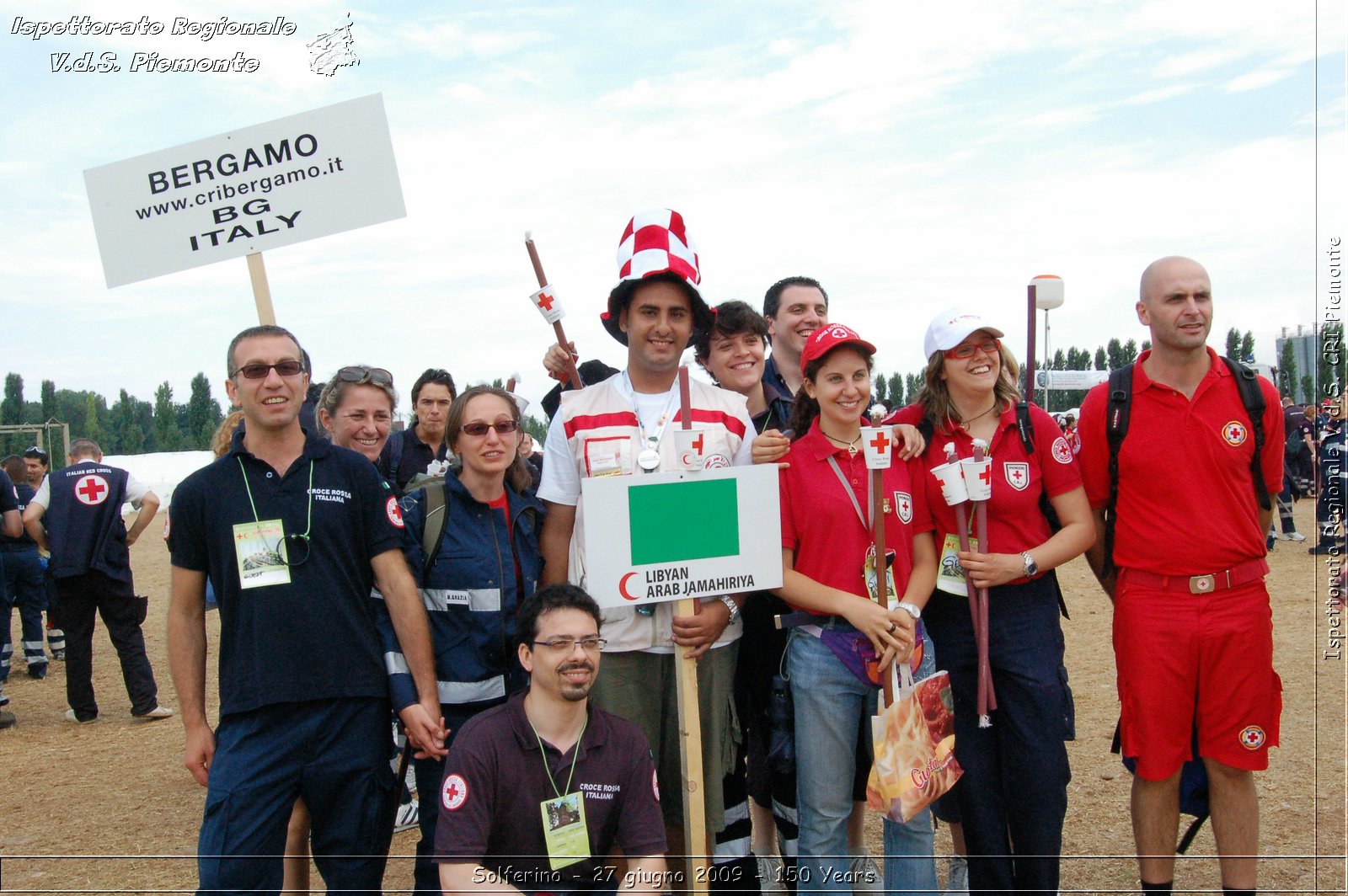 Photos of Solferino 2009 Red Cross and Red Crescent 150 Years 27 june 2009 - Photos Solferino croix rouge ou du croissant rouge 150 ans 27 Juin 2009 - Foto di Solferino 2009 150 anni Croce Rossa e Mezzaluna Rossa 27 giugno 2009 -  Croce Rossa Italiana - Ispettorato Regionale Volontari del Soccorso Piemonte