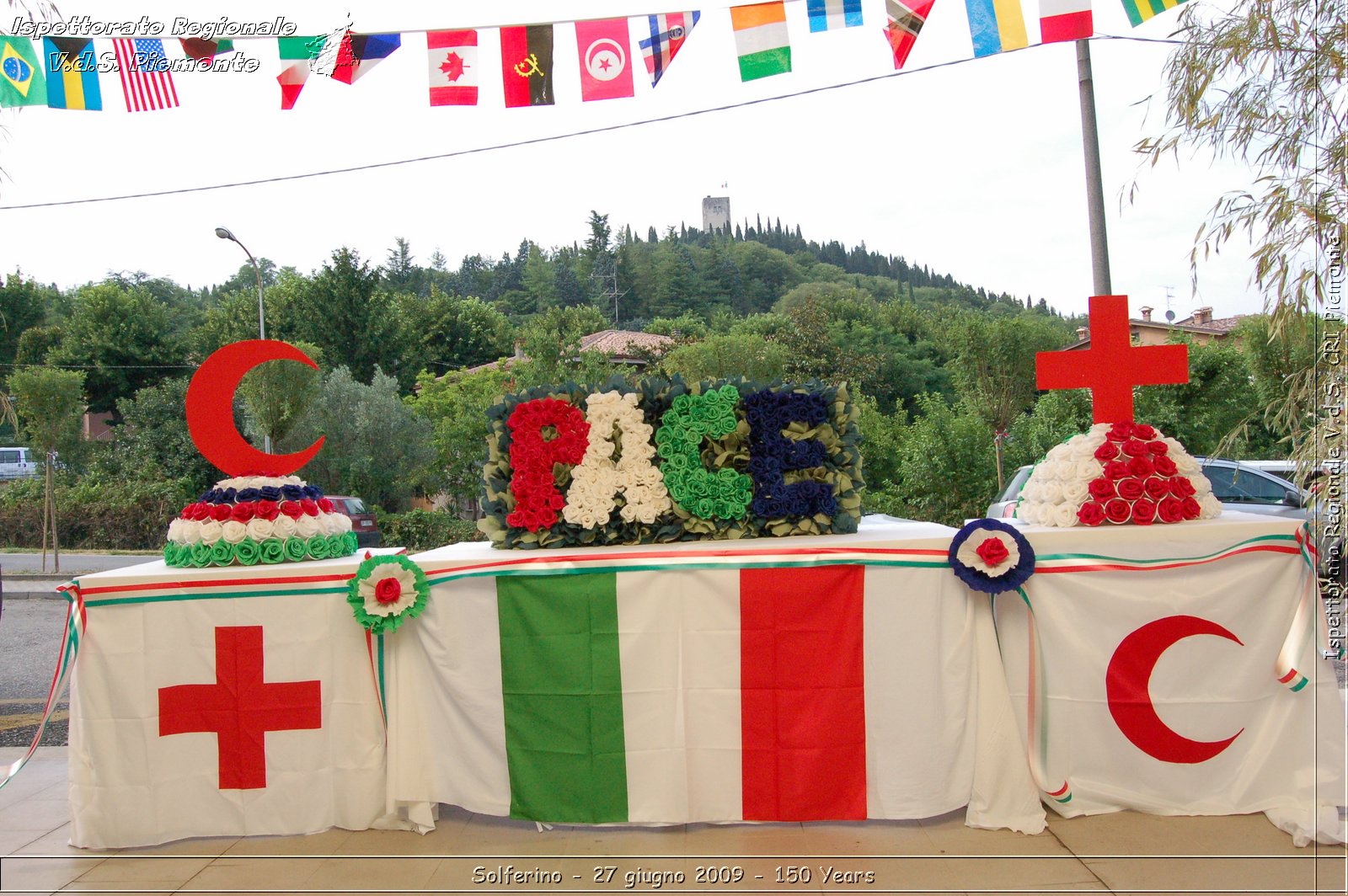 Photos of Solferino 2009 Red Cross and Red Crescent 150 Years 27 june 2009 - Photos Solferino croix rouge ou du croissant rouge 150 ans 27 Juin 2009 - Foto di Solferino 2009 150 anni Croce Rossa e Mezzaluna Rossa 27 giugno 2009 -  Croce Rossa Italiana - Ispettorato Regionale Volontari del Soccorso Piemonte