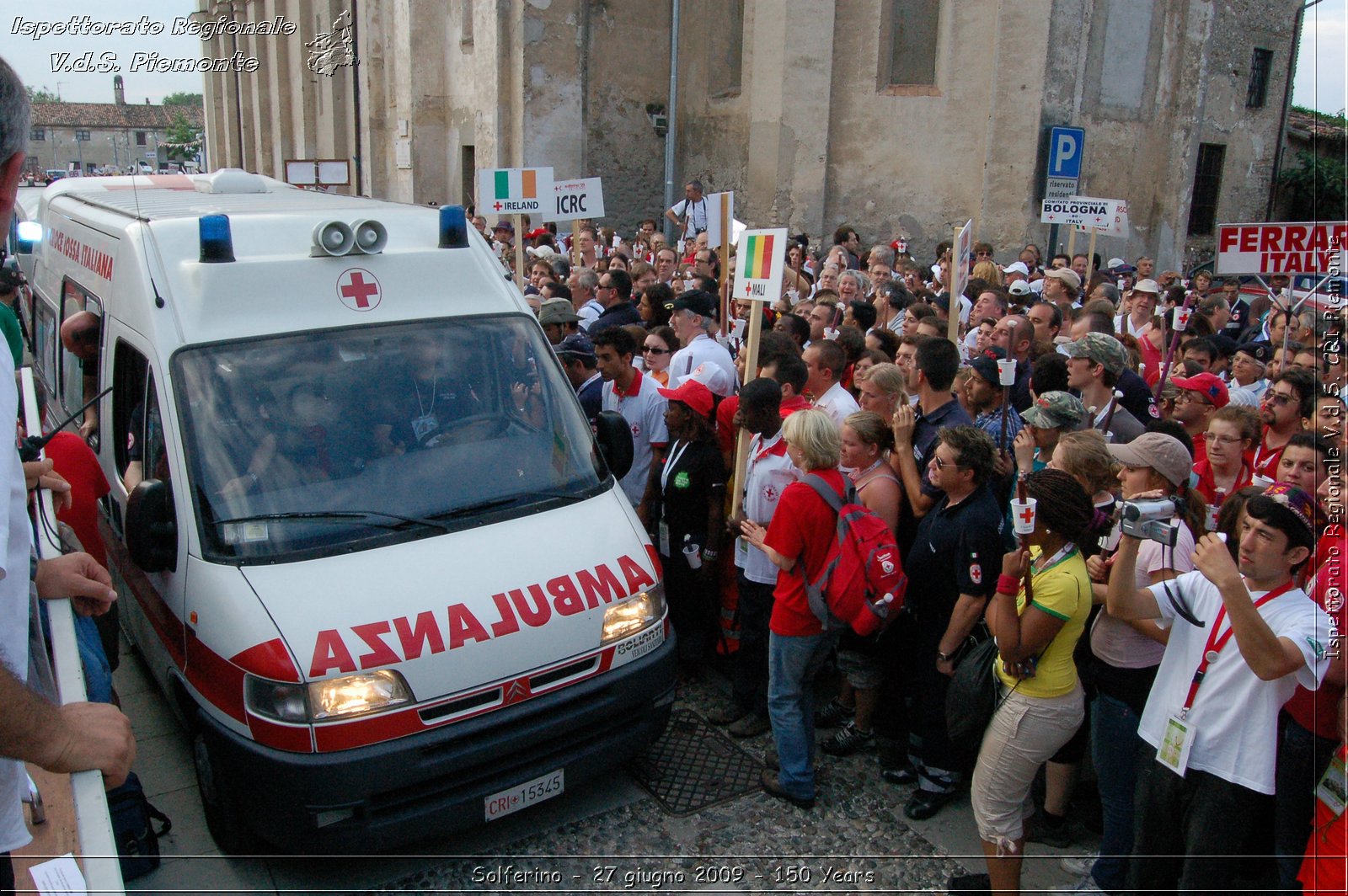 Photos of Solferino 2009 Red Cross and Red Crescent 150 Years 27 june 2009 - Photos Solferino croix rouge ou du croissant rouge 150 ans 27 Juin 2009 - Foto di Solferino 2009 150 anni Croce Rossa e Mezzaluna Rossa 27 giugno 2009 -  Croce Rossa Italiana - Ispettorato Regionale Volontari del Soccorso Piemonte