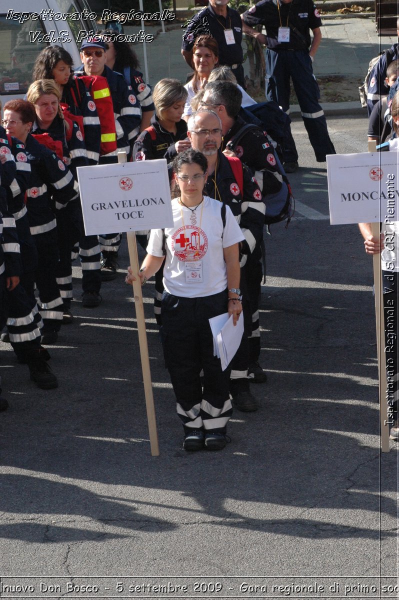 Castelnuovo Don Bosco - 5 settembre 2009 - Gara regionale di primo soccorso -  Croce Rossa Italiana - Ispettorato Regionale Volontari del Soccorso Piemonte