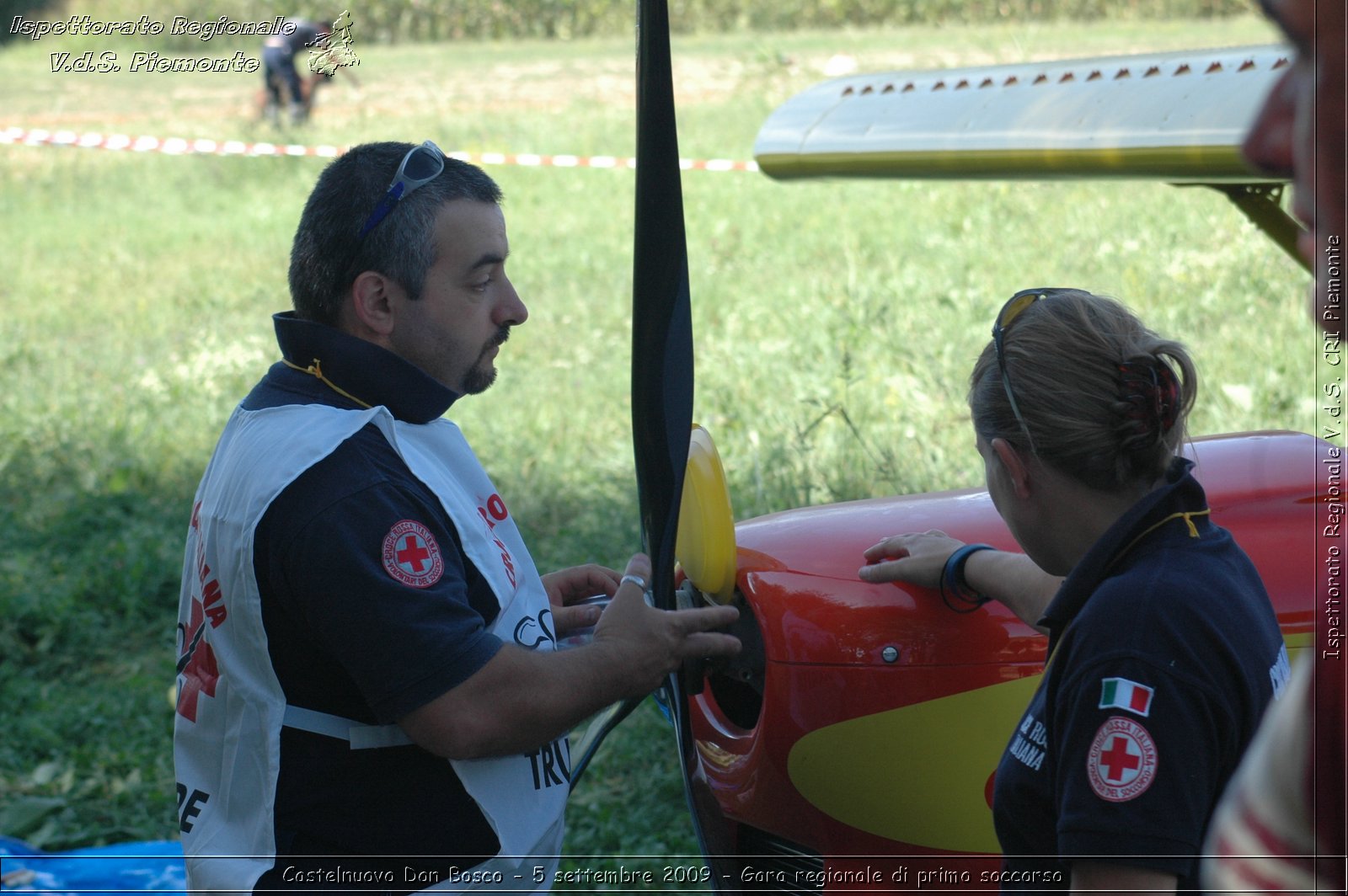 Castelnuovo Don Bosco - 5 settembre 2009 - Gara regionale di primo soccorso -  Croce Rossa Italiana - Ispettorato Regionale Volontari del Soccorso Piemonte