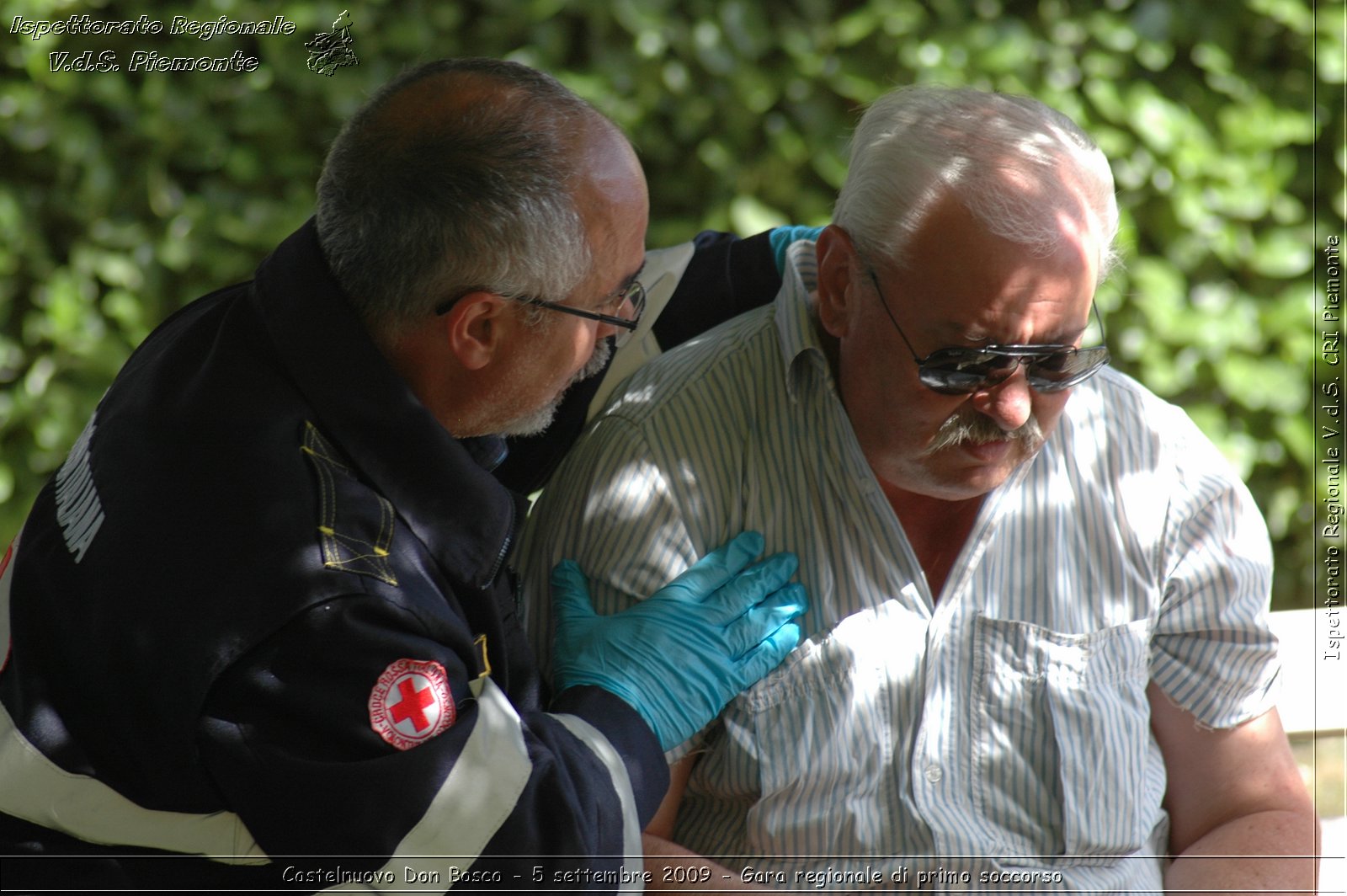 Castelnuovo Don Bosco - 5 settembre 2009 - Gara regionale di primo soccorso -  Croce Rossa Italiana - Ispettorato Regionale Volontari del Soccorso Piemonte