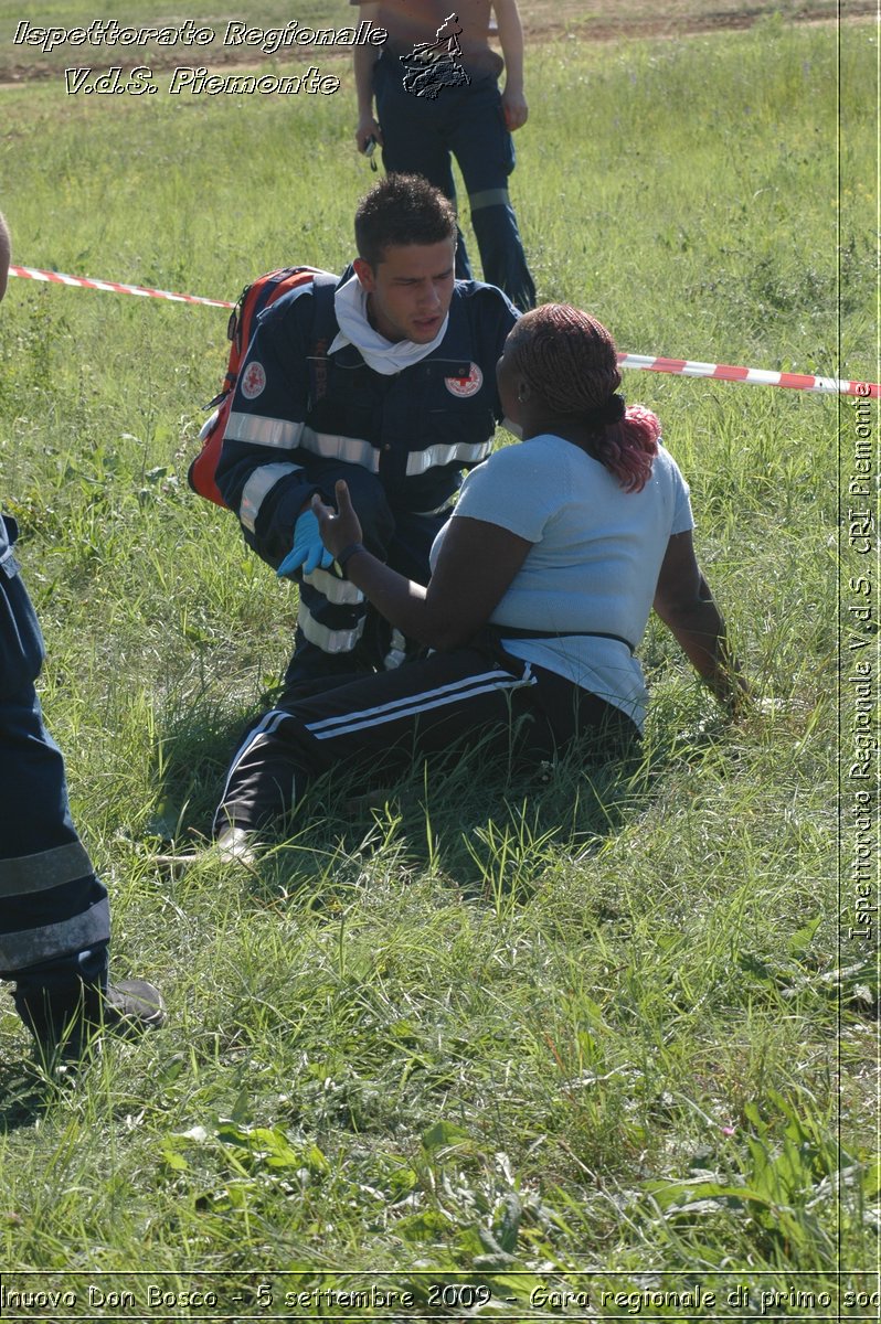 Castelnuovo Don Bosco - 5 settembre 2009 - Gara regionale di primo soccorso -  Croce Rossa Italiana - Ispettorato Regionale Volontari del Soccorso Piemonte