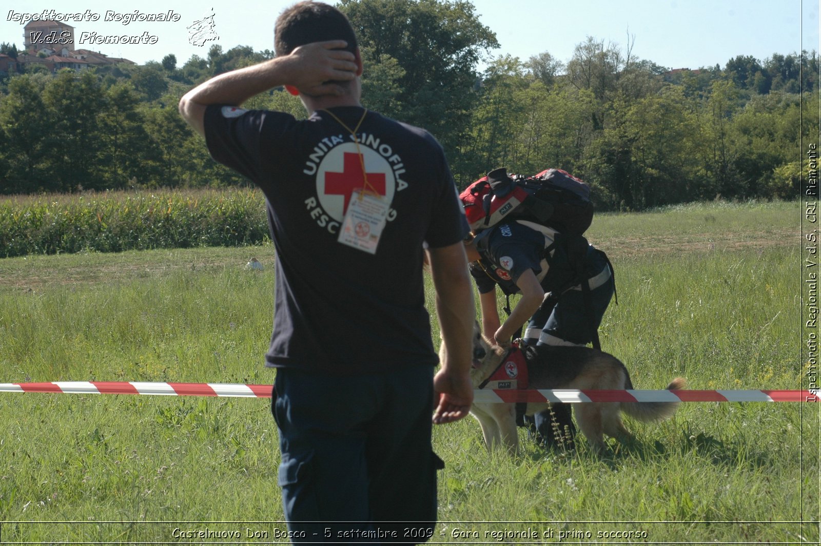 Castelnuovo Don Bosco - 5 settembre 2009 - Gara regionale di primo soccorso -  Croce Rossa Italiana - Ispettorato Regionale Volontari del Soccorso Piemonte