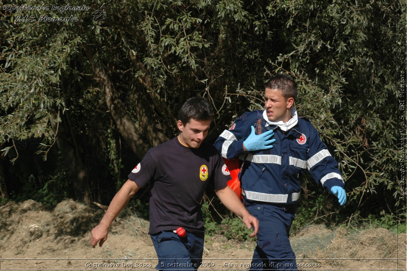 Castelnuovo Don Bosco - 5 settembre 2009 - Gara regionale di primo soccorso -  Croce Rossa Italiana - Ispettorato Regionale Volontari del Soccorso Piemonte