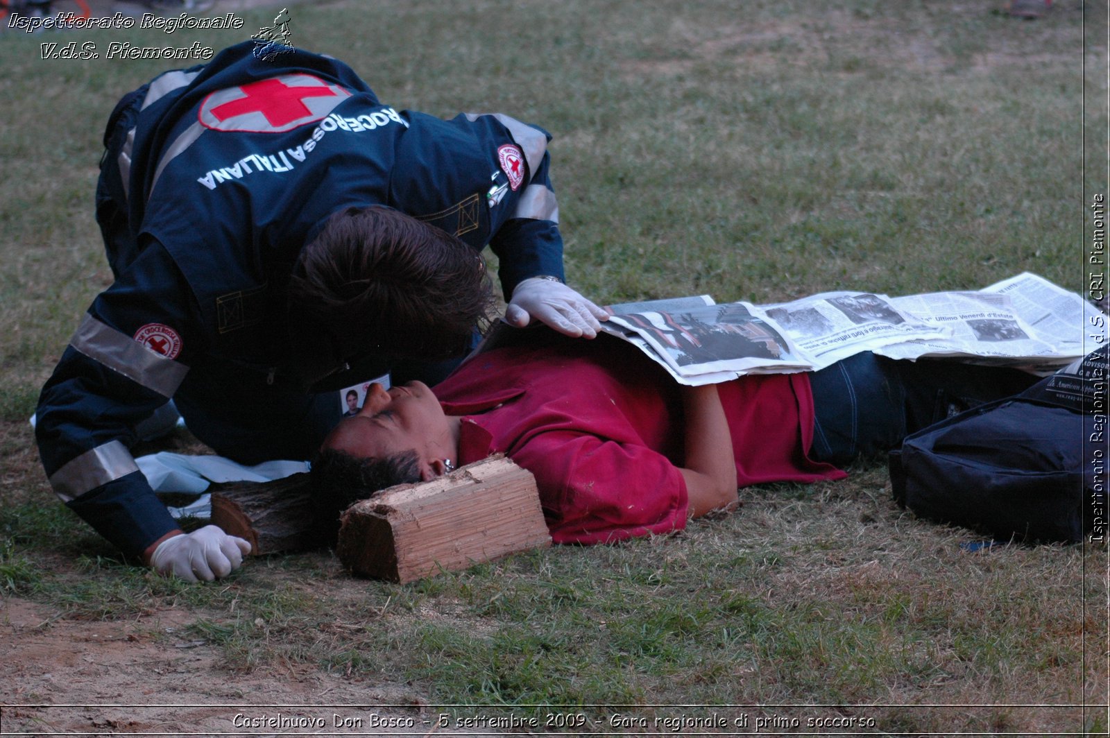 Castelnuovo Don Bosco - 5 settembre 2009 - Gara regionale di primo soccorso -  Croce Rossa Italiana - Ispettorato Regionale Volontari del Soccorso Piemonte