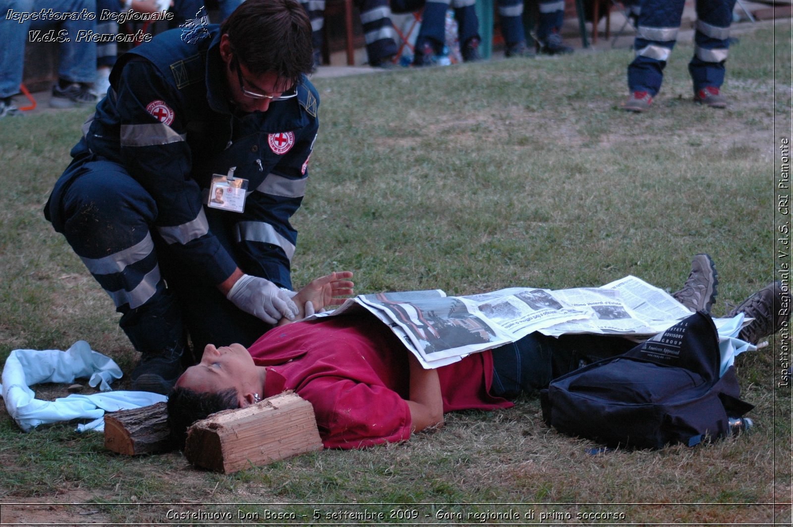 Castelnuovo Don Bosco - 5 settembre 2009 - Gara regionale di primo soccorso -  Croce Rossa Italiana - Ispettorato Regionale Volontari del Soccorso Piemonte