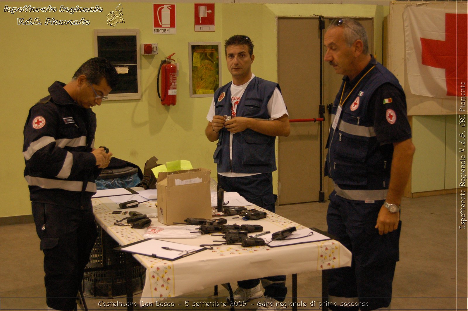 Castelnuovo Don Bosco - 5 settembre 2009 - Gara regionale di primo soccorso -  Croce Rossa Italiana - Ispettorato Regionale Volontari del Soccorso Piemonte