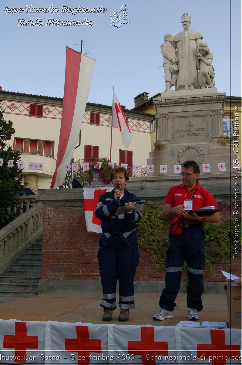 Castelnuovo Don Bosco - 5 settembre 2009 - Gara regionale di primo soccorso -  Croce Rossa Italiana - Ispettorato Regionale Volontari del Soccorso Piemonte