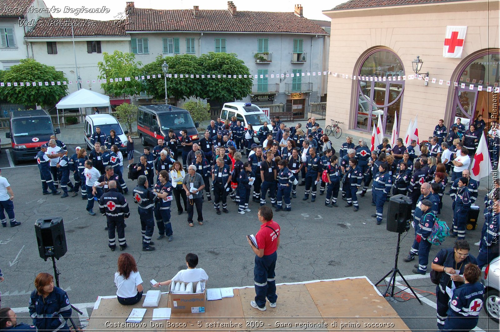 Castelnuovo Don Bosco - 5 settembre 2009 - Gara regionale di primo soccorso -  Croce Rossa Italiana - Ispettorato Regionale Volontari del Soccorso Piemonte