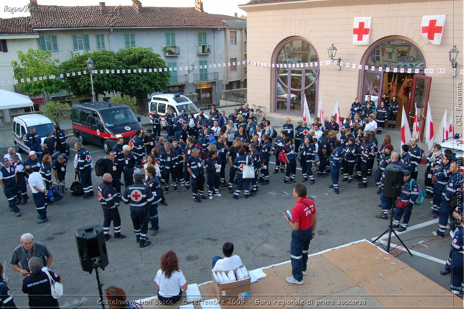 Castelnuovo Don Bosco - 5 settembre 2009 - Gara regionale di primo soccorso -  Croce Rossa Italiana - Ispettorato Regionale Volontari del Soccorso Piemonte