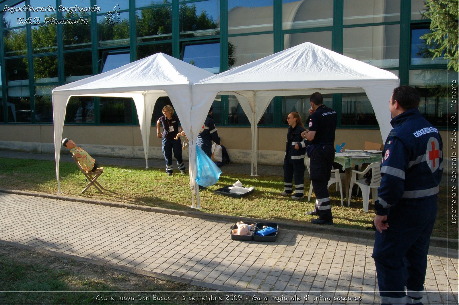 Castelnuovo Don Bosco - 5 settembre 2009 - Gara regionale di primo soccorso -  Croce Rossa Italiana - Ispettorato Regionale Volontari del Soccorso Piemonte