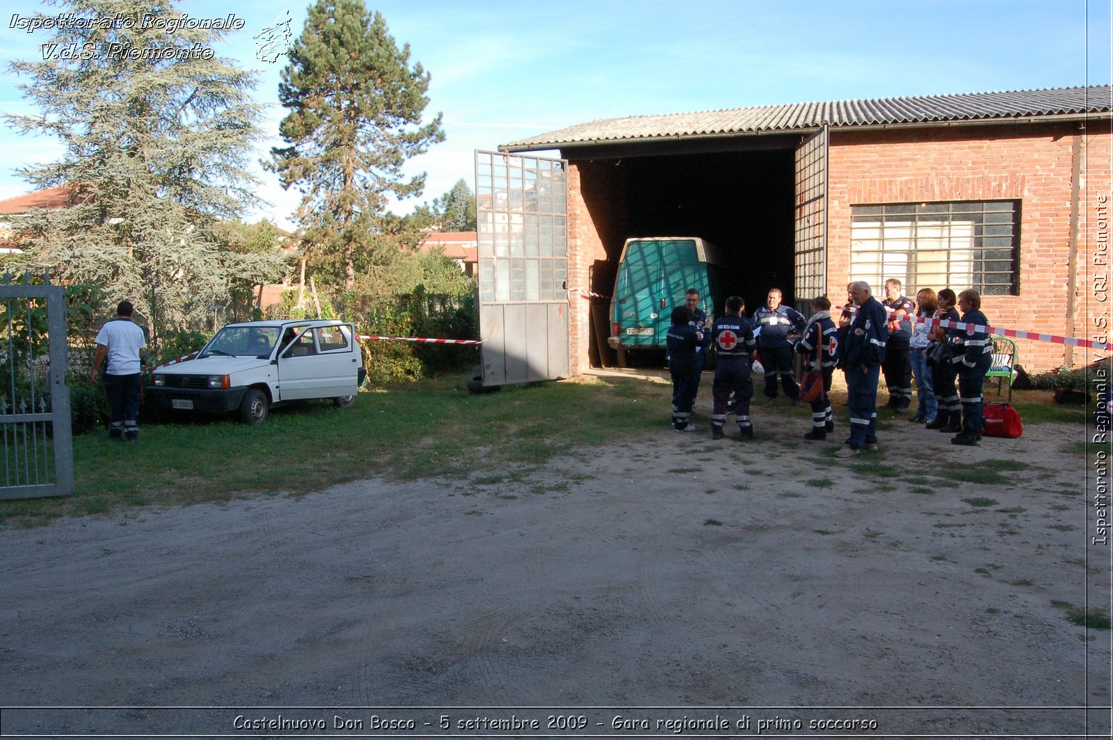 Castelnuovo Don Bosco - 5 settembre 2009 - Gara regionale di primo soccorso -  Croce Rossa Italiana - Ispettorato Regionale Volontari del Soccorso Piemonte