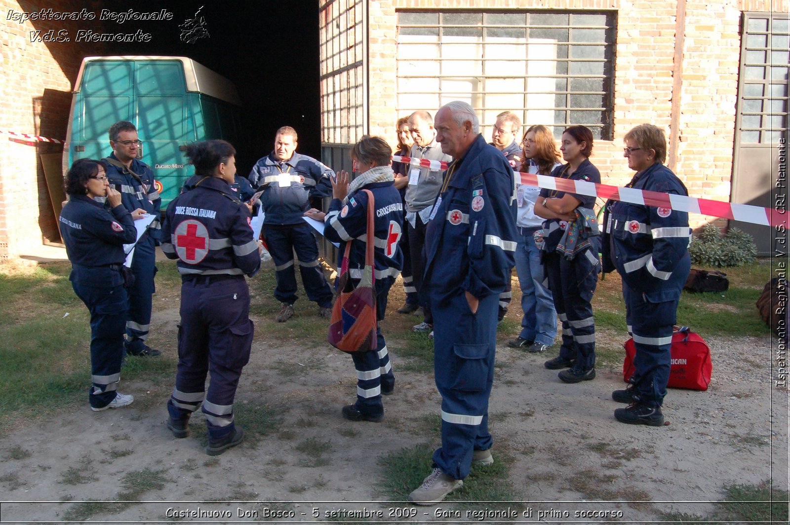 Castelnuovo Don Bosco - 5 settembre 2009 - Gara regionale di primo soccorso -  Croce Rossa Italiana - Ispettorato Regionale Volontari del Soccorso Piemonte