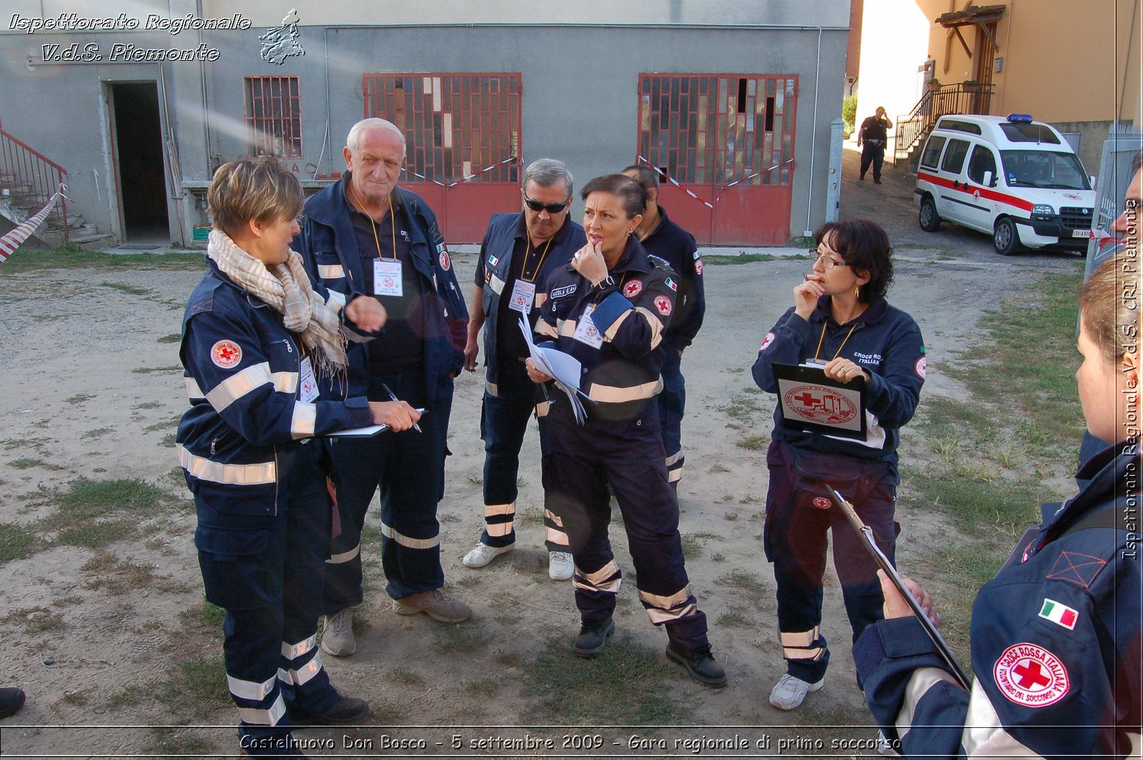 Castelnuovo Don Bosco - 5 settembre 2009 - Gara regionale di primo soccorso -  Croce Rossa Italiana - Ispettorato Regionale Volontari del Soccorso Piemonte