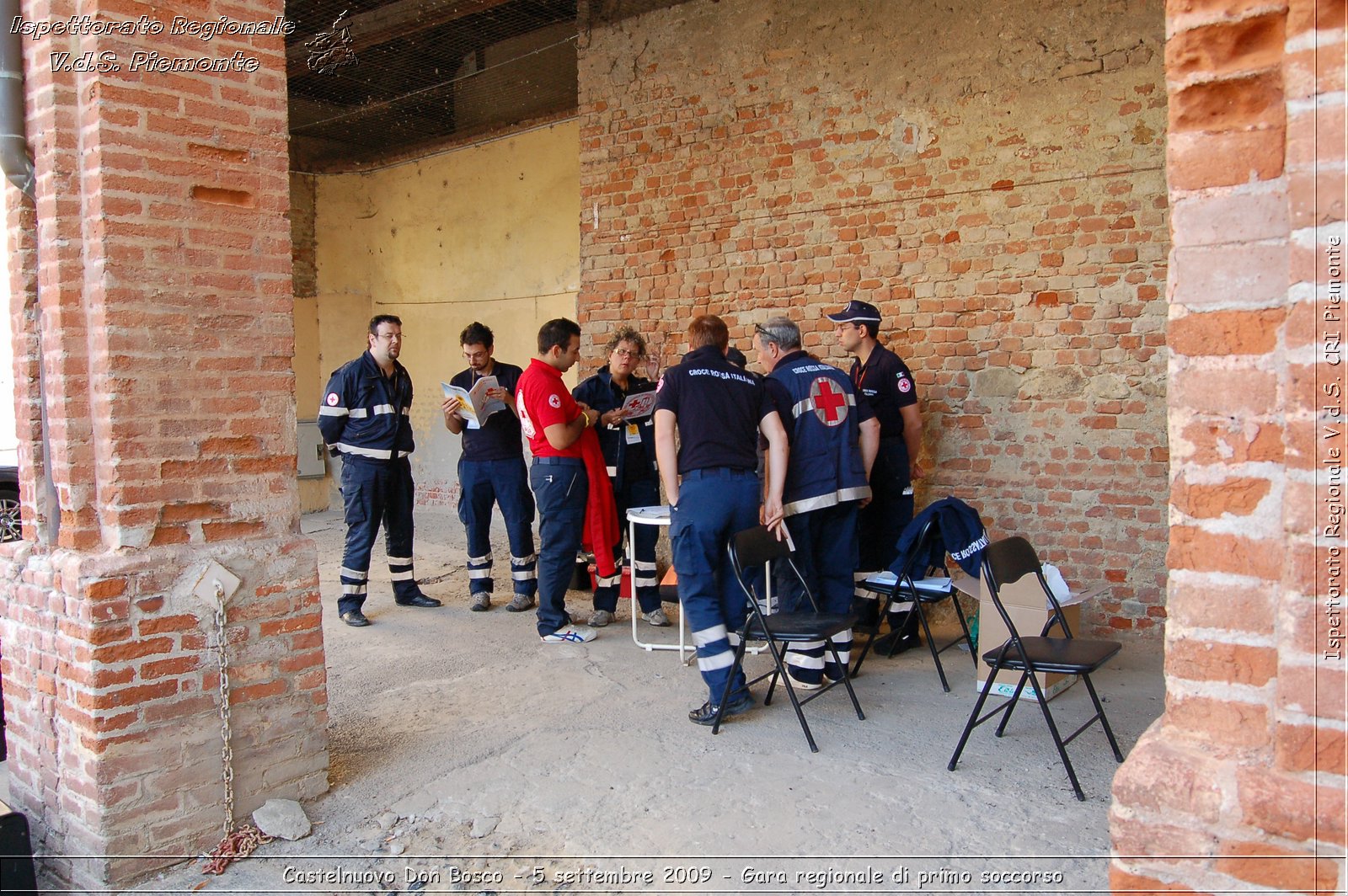 Castelnuovo Don Bosco - 5 settembre 2009 - Gara regionale di primo soccorso -  Croce Rossa Italiana - Ispettorato Regionale Volontari del Soccorso Piemonte