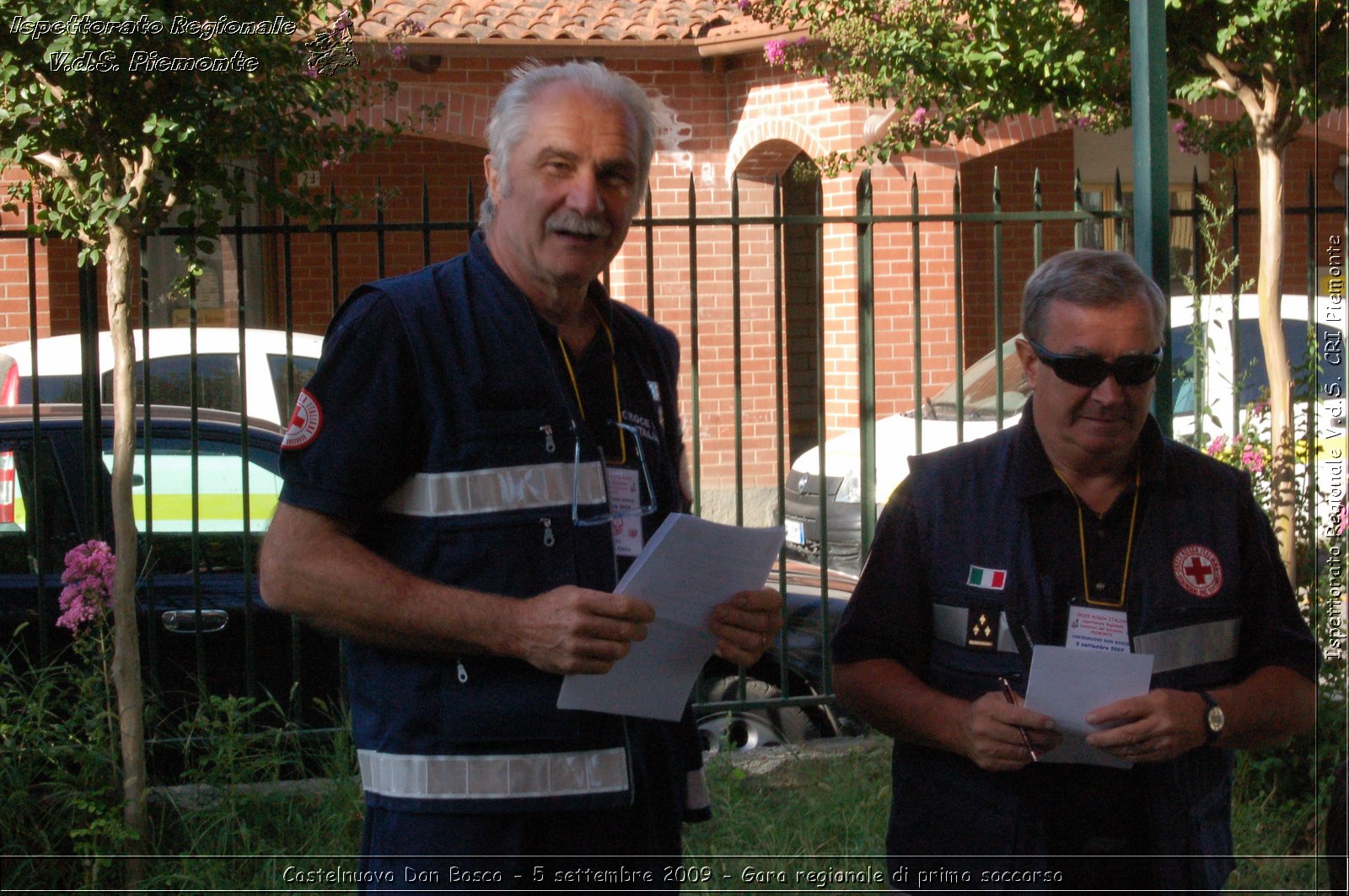 Castelnuovo Don Bosco - 5 settembre 2009 - Gara regionale di primo soccorso -  Croce Rossa Italiana - Ispettorato Regionale Volontari del Soccorso Piemonte