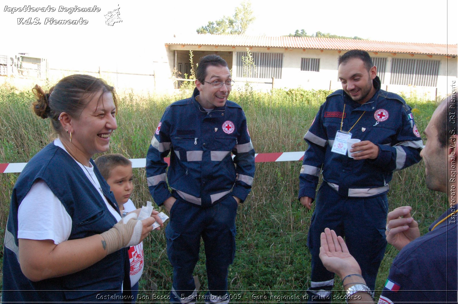 Castelnuovo Don Bosco - 5 settembre 2009 - Gara regionale di primo soccorso -  Croce Rossa Italiana - Ispettorato Regionale Volontari del Soccorso Piemonte