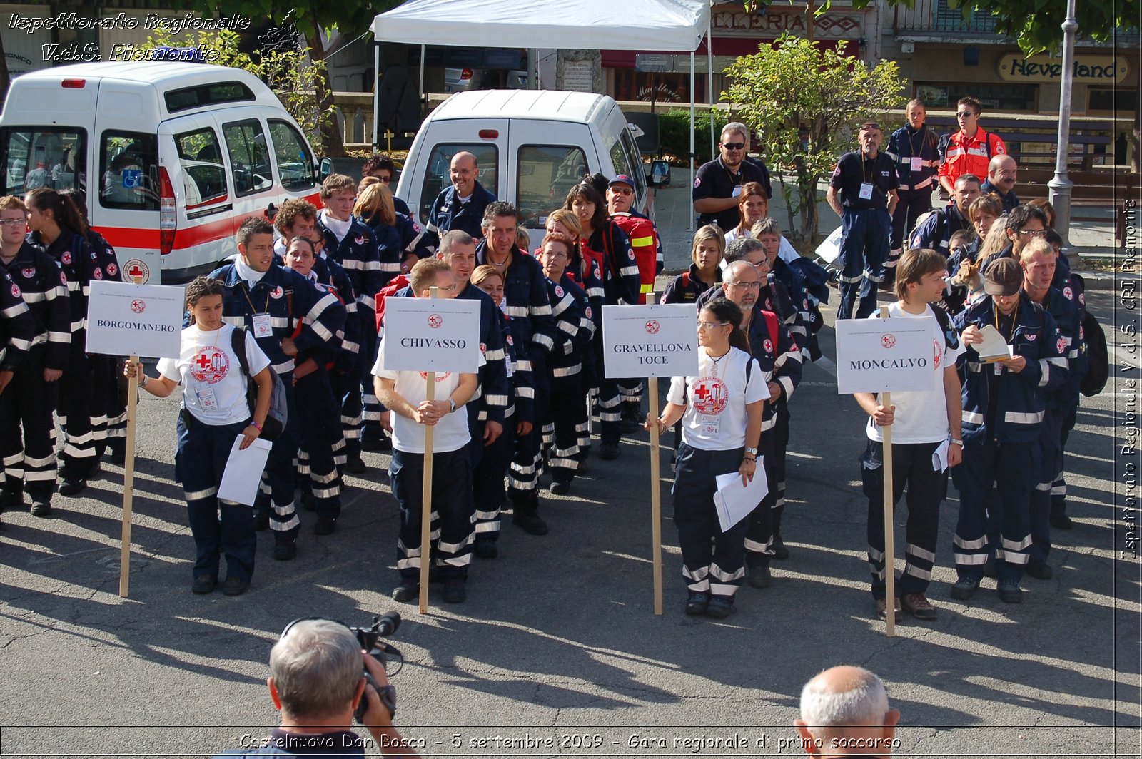 Castelnuovo Don Bosco - 5 settembre 2009 - Gara regionale di primo soccorso -  Croce Rossa Italiana - Ispettorato Regionale Volontari del Soccorso Piemonte