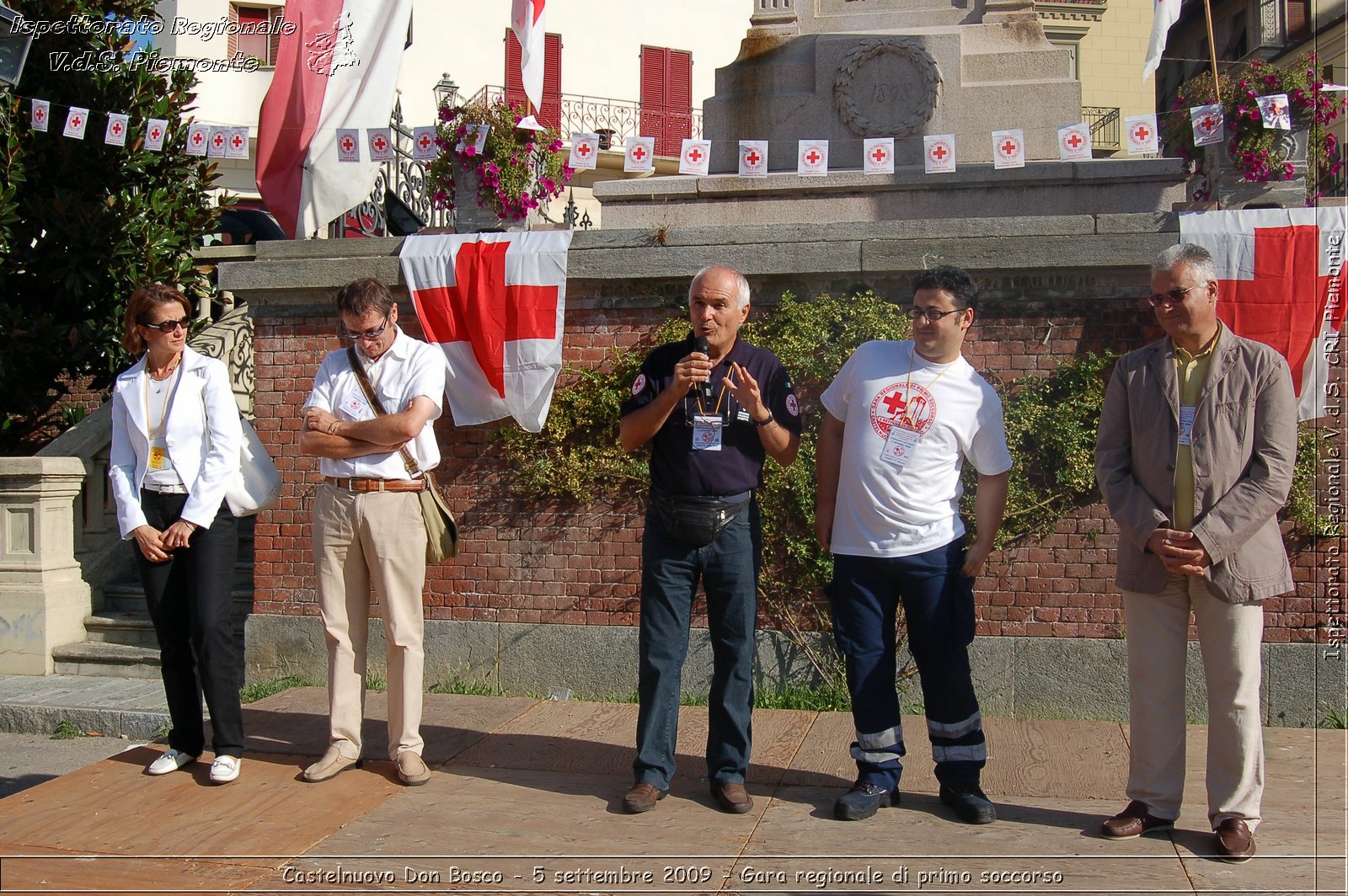 Castelnuovo Don Bosco - 5 settembre 2009 - Gara regionale di primo soccorso -  Croce Rossa Italiana - Ispettorato Regionale Volontari del Soccorso Piemonte