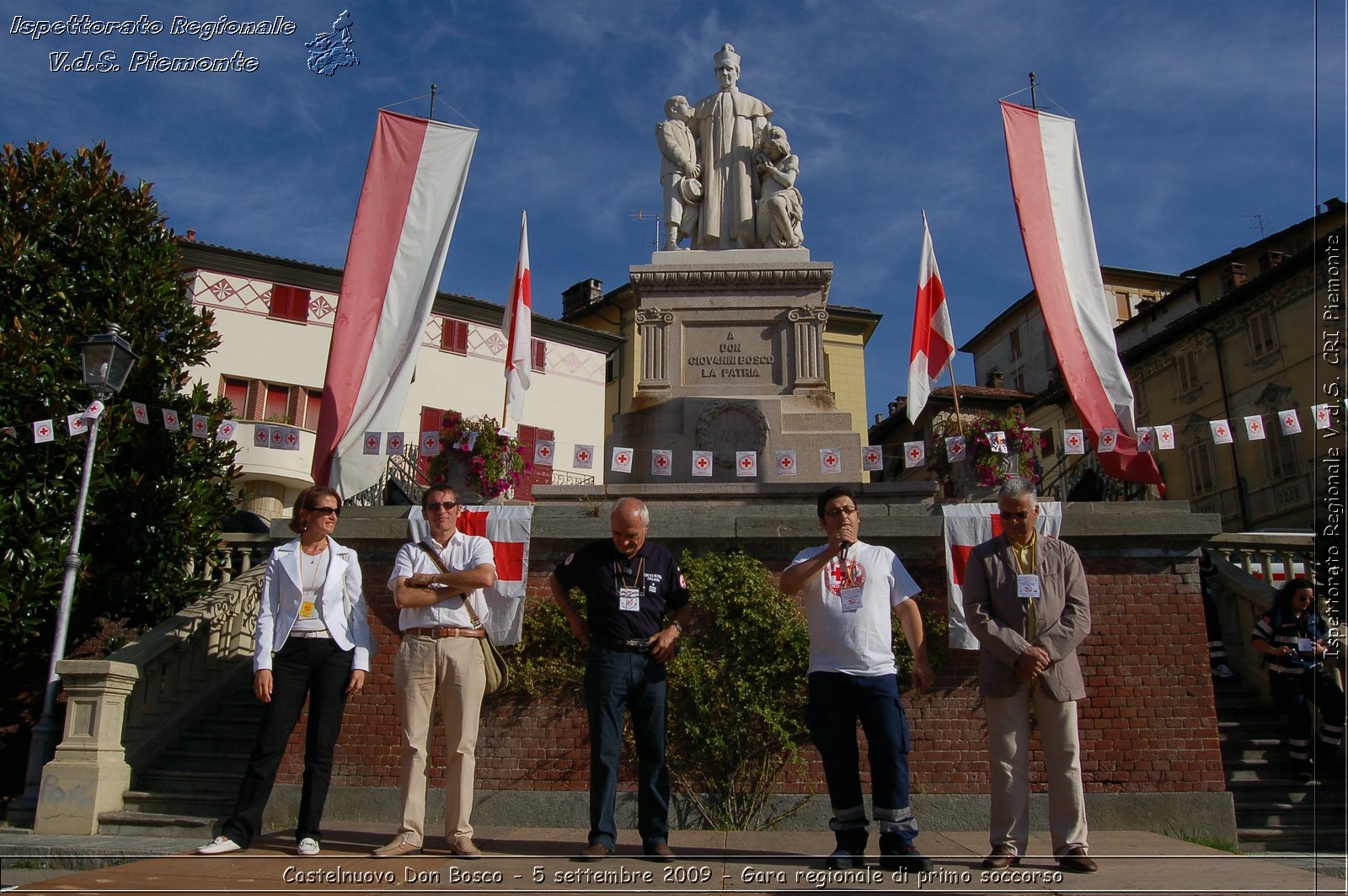 Castelnuovo Don Bosco - 5 settembre 2009 - Gara regionale di primo soccorso -  Croce Rossa Italiana - Ispettorato Regionale Volontari del Soccorso Piemonte