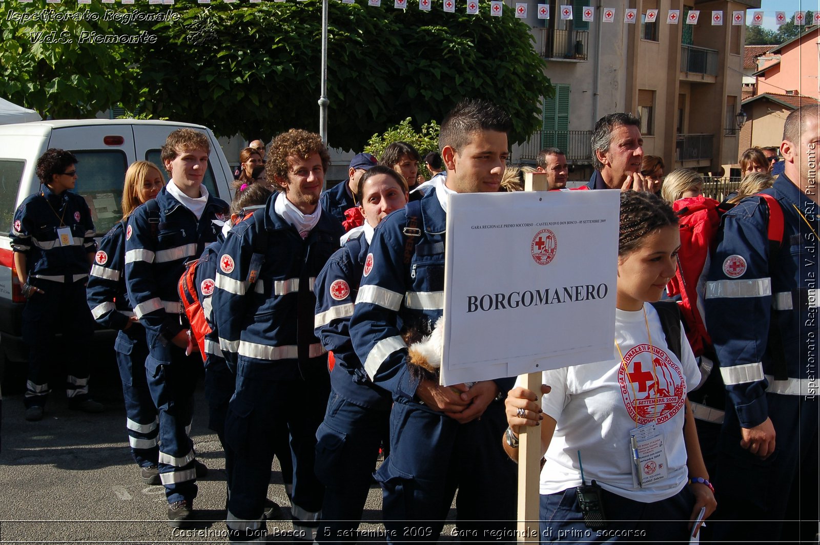 Castelnuovo Don Bosco - 5 settembre 2009 - Gara regionale di primo soccorso -  Croce Rossa Italiana - Ispettorato Regionale Volontari del Soccorso Piemonte