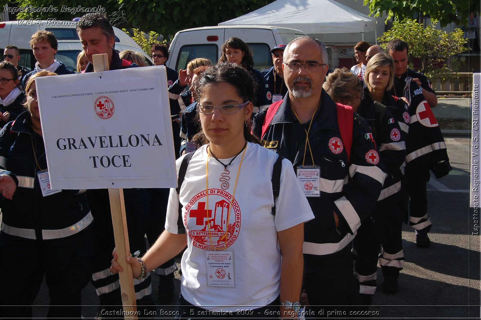 Castelnuovo Don Bosco - 5 settembre 2009 - Gara regionale di primo soccorso -  Croce Rossa Italiana - Ispettorato Regionale Volontari del Soccorso Piemonte