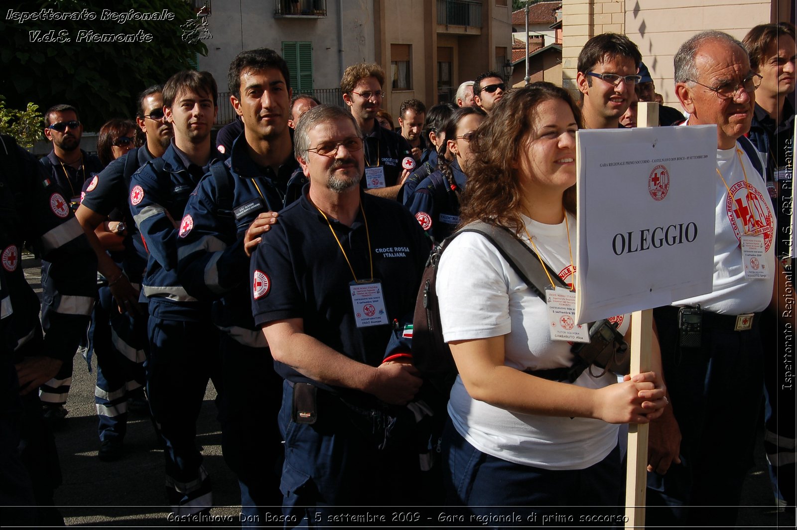 Castelnuovo Don Bosco - 5 settembre 2009 - Gara regionale di primo soccorso -  Croce Rossa Italiana - Ispettorato Regionale Volontari del Soccorso Piemonte