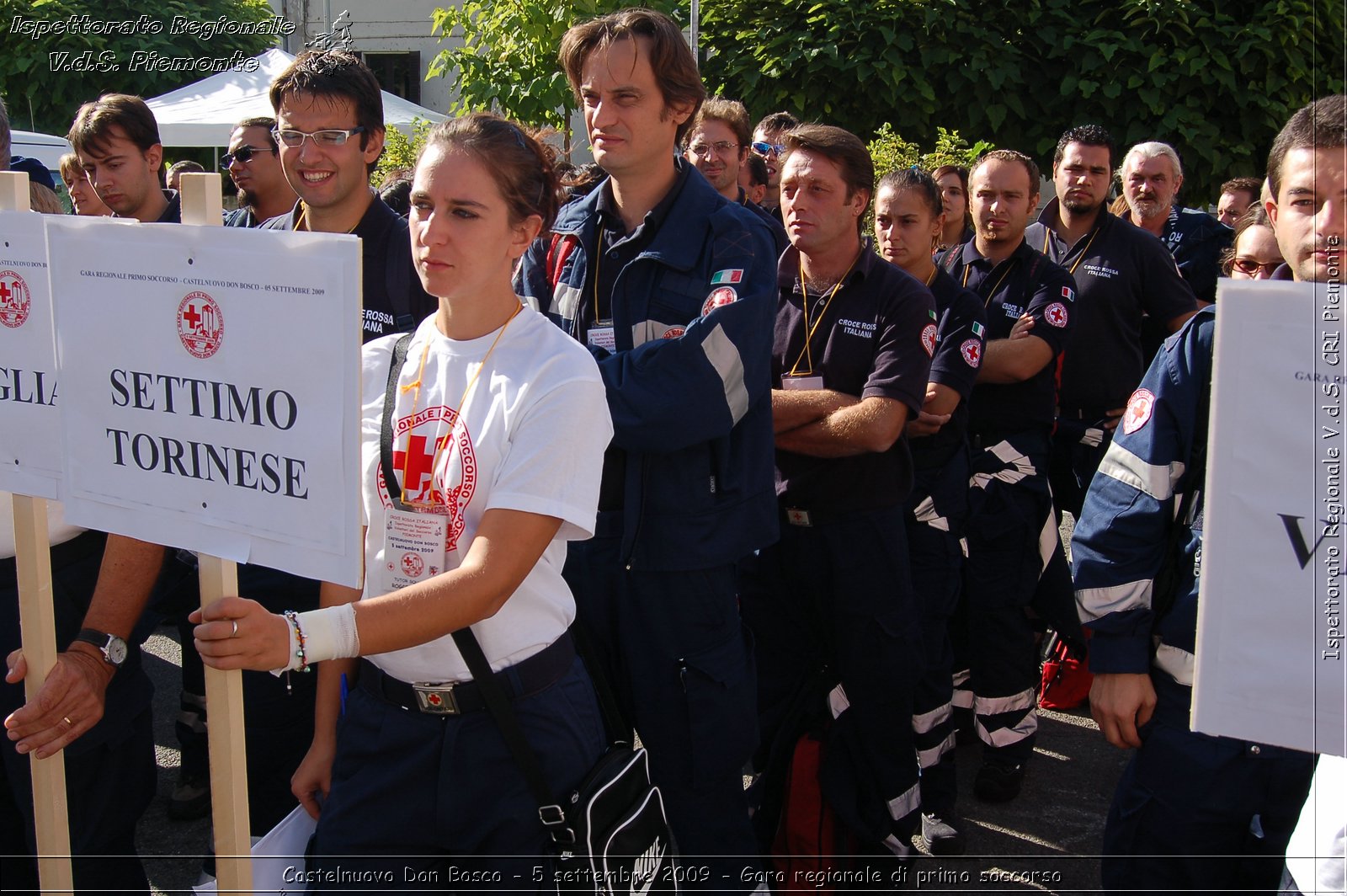 Castelnuovo Don Bosco - 5 settembre 2009 - Gara regionale di primo soccorso -  Croce Rossa Italiana - Ispettorato Regionale Volontari del Soccorso Piemonte