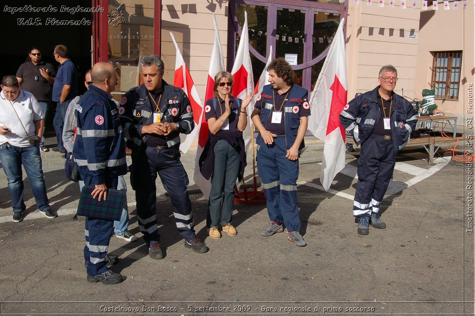 Castelnuovo Don Bosco - 5 settembre 2009 - Gara regionale di primo soccorso -  Croce Rossa Italiana - Ispettorato Regionale Volontari del Soccorso Piemonte