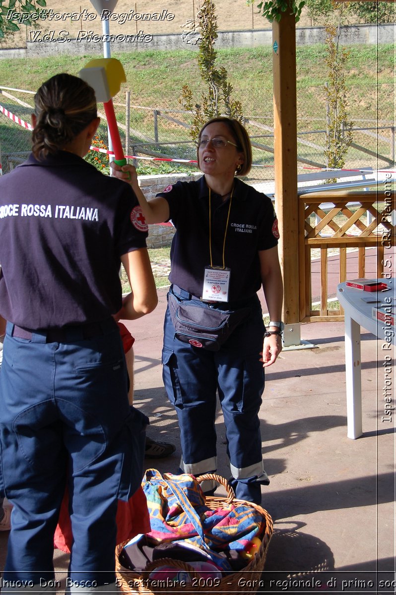 Castelnuovo Don Bosco - 5 settembre 2009 - Gara regionale di primo soccorso -  Croce Rossa Italiana - Ispettorato Regionale Volontari del Soccorso Piemonte