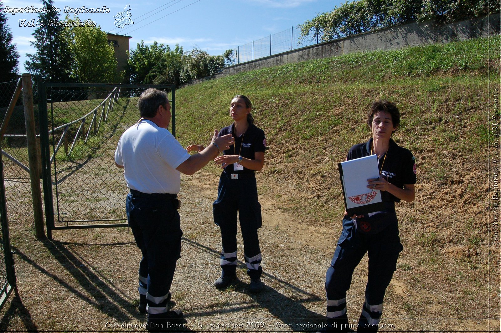 Castelnuovo Don Bosco - 5 settembre 2009 - Gara regionale di primo soccorso -  Croce Rossa Italiana - Ispettorato Regionale Volontari del Soccorso Piemonte