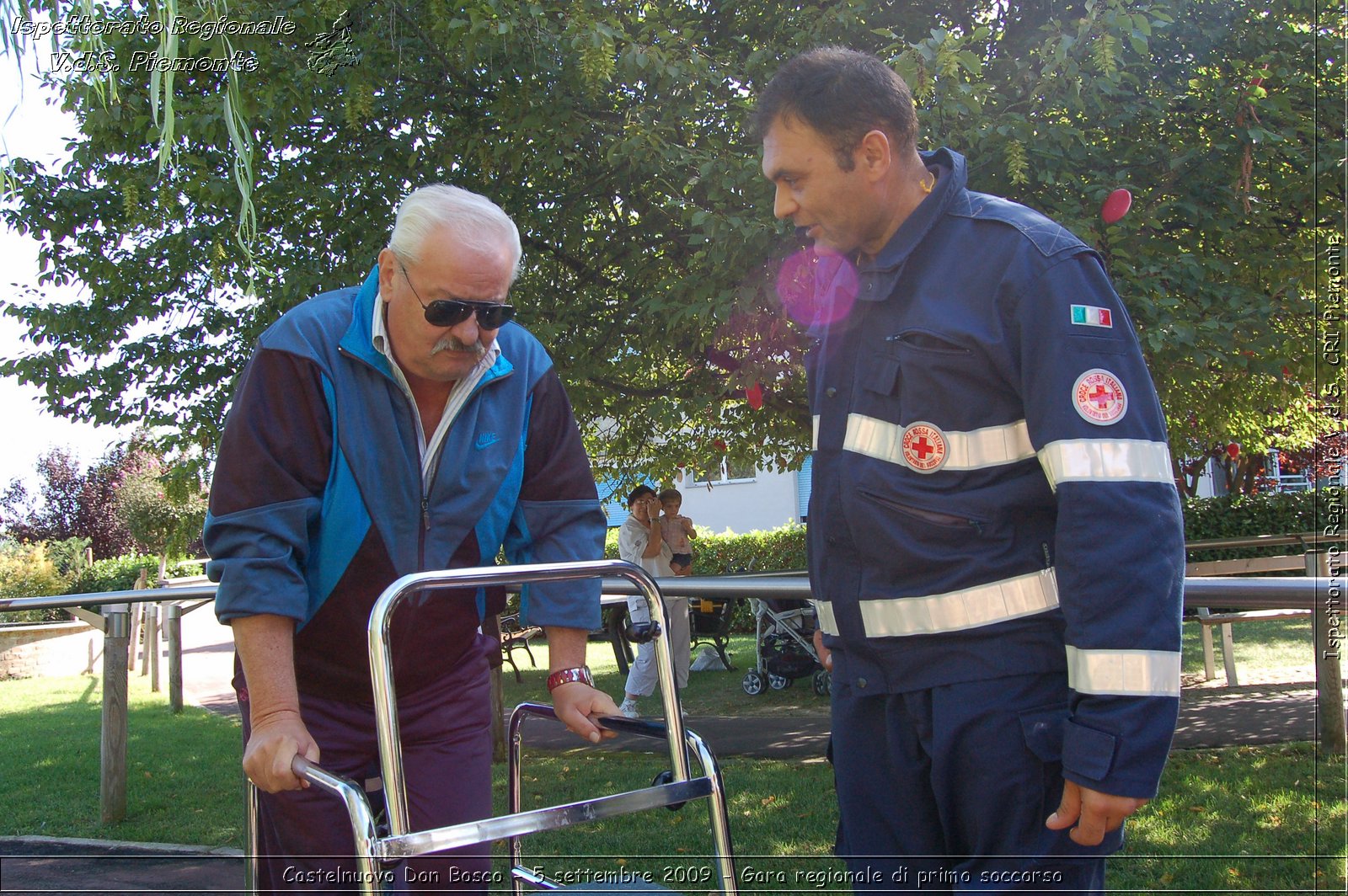 Castelnuovo Don Bosco - 5 settembre 2009 - Gara regionale di primo soccorso -  Croce Rossa Italiana - Ispettorato Regionale Volontari del Soccorso Piemonte